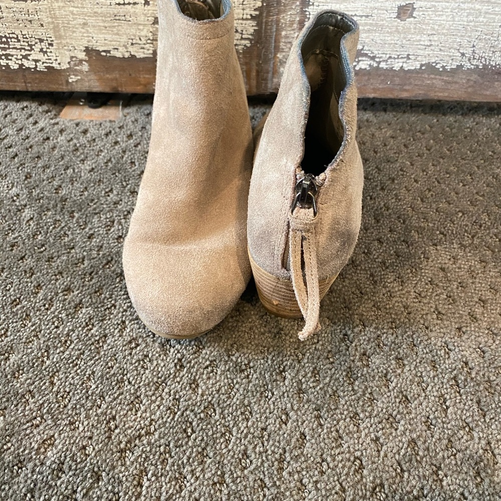 Cream booties